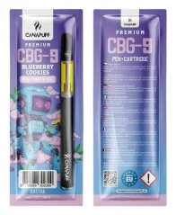 CanaPuff CBG9 Pen + Kartusche Blueberry Cookie, CBG9 79 %, 1 ml