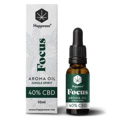 Happease Focus CBD Oil Jungle Spirit, 40% CBD, 4000 mg, 10 ml