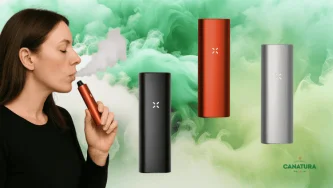 PAX Mini Vaporizer in den Farben Onyx, Platinum und Poppy