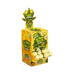 Bubbly Billy Buds 10 mg CBD Sour Pineapple Lollies – Display Container (100 Lollies), 2000 g
