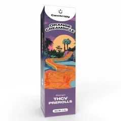Canntropy THCV Prerolls Orange Creamsicle, qualité THCV 96%, 1 g