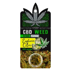 Euphoria CBD Weed Platinum Euphoria Citrom, 0,7 g