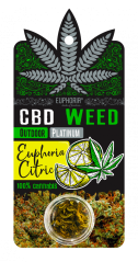Euphoria CBD Weed Platinum Euphoria Citric, 0,7 g