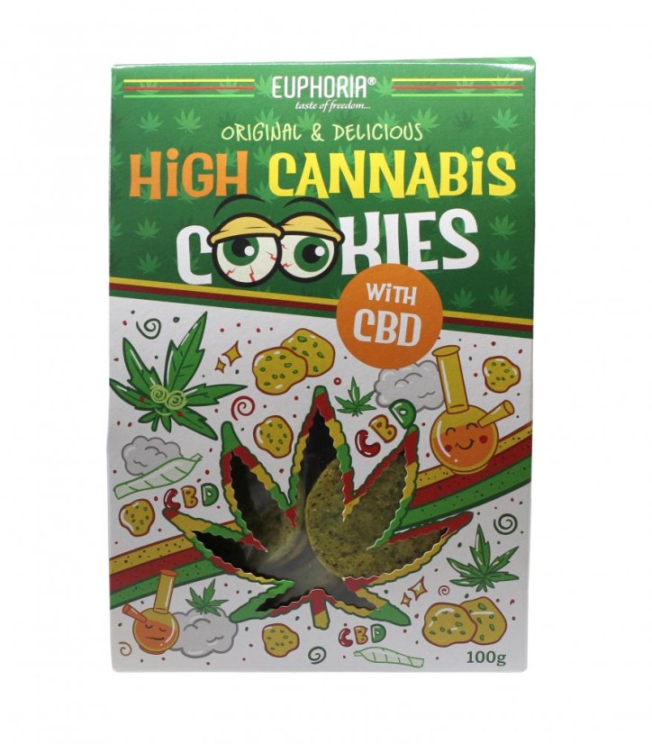 Euphoria Cereal cookies with CBD and hemp, 100 g
