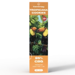 Canntropy Cookies CBG Vape Pen Tropicana, 95 % CBG, 1ml