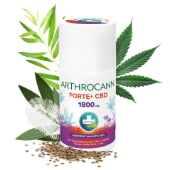 Annabis Arthrocann Gel Forte+ 1800mg CBD Massage Gel For Colossal Relief, 90 ml