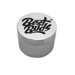 Best Buds Mighty Aluminium Grinder Silber, 4-teilig, 60 mm