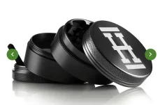 HEMPER Anodeeritud alumiiniumist ürdiveski, hall, 4 osa, 56 mm