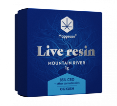 Happease - Ekstrakt Planinska rijeka Živa smola, 85% CBD, 1g