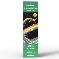 Canntropy CBN Vape Pen Belts Rainbow, 95 % CBN, 1ml