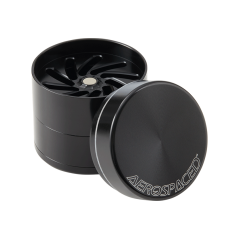 Aerospaced Toothless grinder, 4-piece, 50 mm - 4 colours ( black, blue, green, silver )