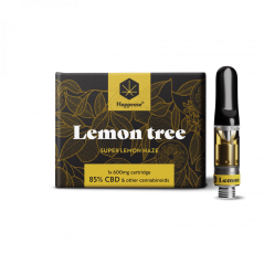Happease CBD cartridge Lemon Tree 600 mg, 85 % CBD, 0,5 ml