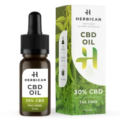 Herbican CBD Oil THC Free, 30%, 10ml