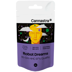 Cannastra 10-OH-HHC Flower Robot Dreams 97% Quality, 1 g - 100 g