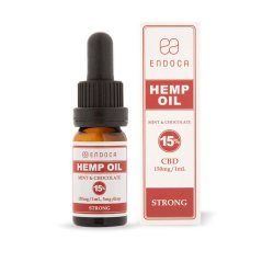 Endoca Σοκολατένιο λάδι κάνναβης μέντας 1500 mg CBD (15%), 10 ml