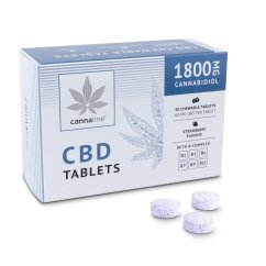 Cannaline CBD Tablets with B-complex, 1800 mg CBD, 30 x 60 mg
