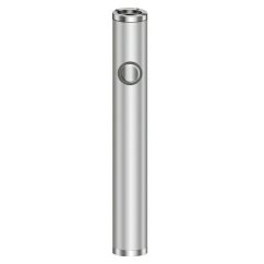 Battery for CBD cartridge, 380 mAh, 510 thread, USB charger, Silver