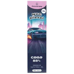 Canntropy CBG9 Disposable Vape Pen NYC Diesel, CBG9 85% quality, 1 ml
