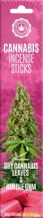 Bețișoare de tămâie de canabis Cannabis uscat și gumă de mestecat