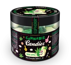Euphoria Cannabis Candies Sour Apple, 140 g