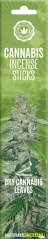 Bețișoare de tămâie de canabis Cannabis uscat