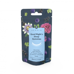 Hemnia Good Night's Sleep Gummies Blackcurrant with valerian and passionflower, 15 pcs