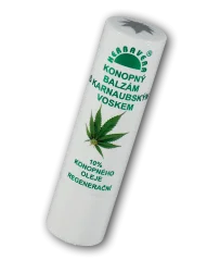 Herbavera Hennep lippenbalsem met carnaubawas, 4,5 g