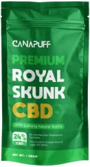 CanaPuff Kwiat konopi CBD Royal Skunk, CBD 24%, 1 g - 10 g