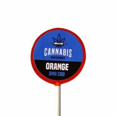 Cannabis Bakehouse CBD Lollypop - Πορτοκάλι, 5 mg CBD, 13 g