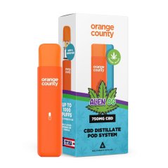 Orange County CBD Pod Vape Pen Alien OG, 1 ml