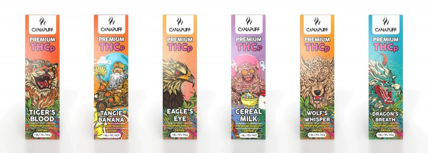 CanaPuff THCP Vapes, All in One Set