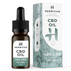Herbican CBD Oil THC Free, 40%, 10 ml