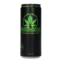 Băutură energizantă Euphoria CBD SoStoned Cannabis, 330 ml