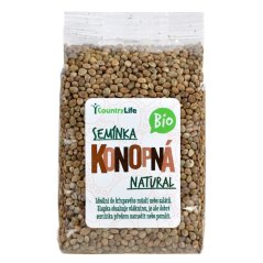 Country Life Konopná semínka neloupaná BIO 250 g
