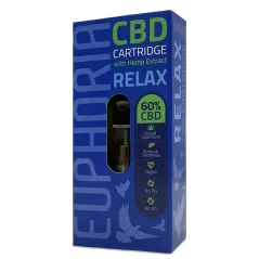 Euphoria Cartouche CBD Relax 600 mg, 1 ml