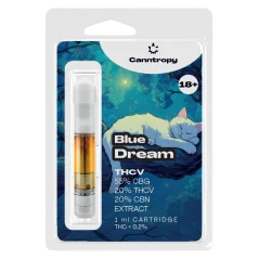Canntropy THCV kazetta Kék álom - 20 % THCV, 60 % CBG, 20 % CBN, 1 ml