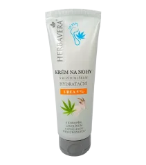 Herbavera Crema hidratante para pies con leche de cabra, 120 ml