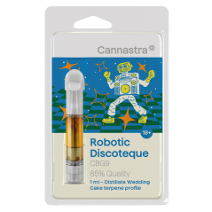 Cannastra Cartouche CBG9 Discothèque Robotique (Gâteau de Mariage), CBG9 qualité 85%, 1 ml