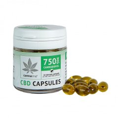 Cannaline CBD mīkstās gēla kapsulas - 750 mg CBD, 30 x 25 mg