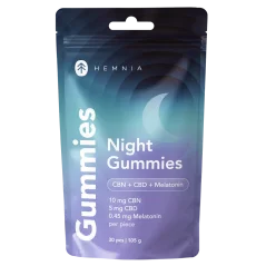 Hemnia Sleep Gummies CBN + CBD + Melatonin, 30 pcs, 105g