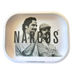 Narcos Metallist rullimisalus White Edition, väike, 14 x 18 cm