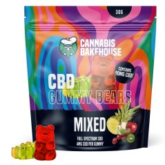 Cannabis Bakehouse Gumate cu fructe CBD - 22 buc x 4 mg CBD, 30 g