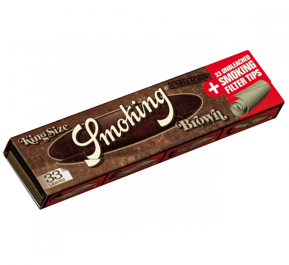 Smoking Papers King Size - Filtreli Kahverengi