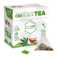 MediCBD Black tea - pyramid bags with CBD, 30 g