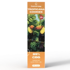 Canntropy CBG Vape Pen Tropicana Cookies, 95 % CBG, 1ml