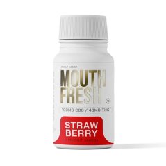 Czech CBD THC MouthFresh Strawberry, 40 mg THC, 40 ml