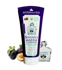 Herbavera plum grease with hemp, 200 ml