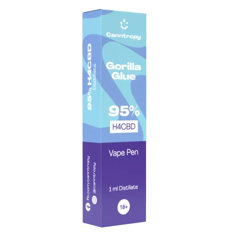 CRDP×DGNリキッド 1ml Gorilla Glue #4 Canntropy H4CBD Vape Pen Gorilla Glue 95 %, 1 ml