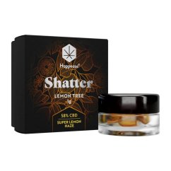 Happease - Ekstrakts Lemon Tree Shatter 58% CBD, 1 g