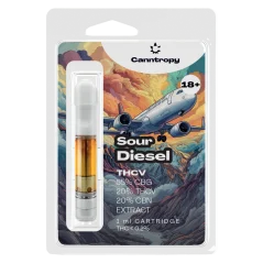 Canntropy THCV kazetta Savanyú Diesel - 20 % THCV, 60 % CBG, 20 % CBN, 1 ml